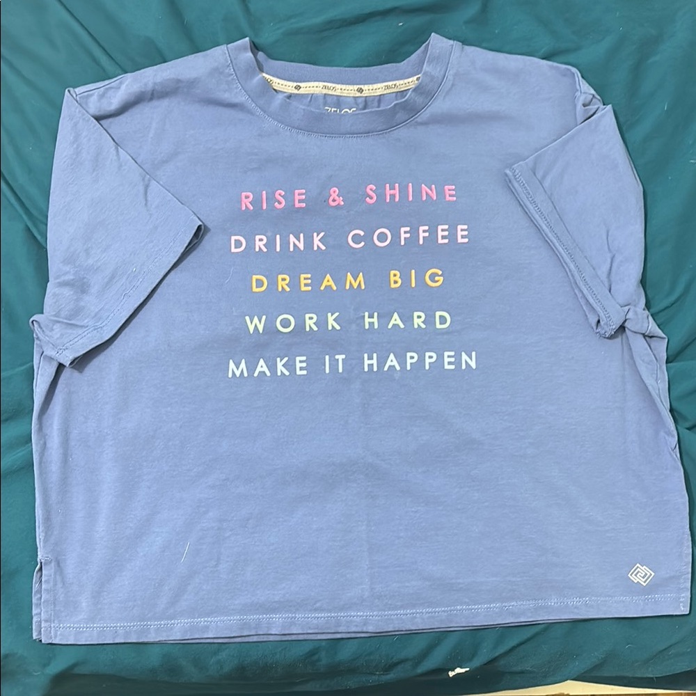Blue woman’s top